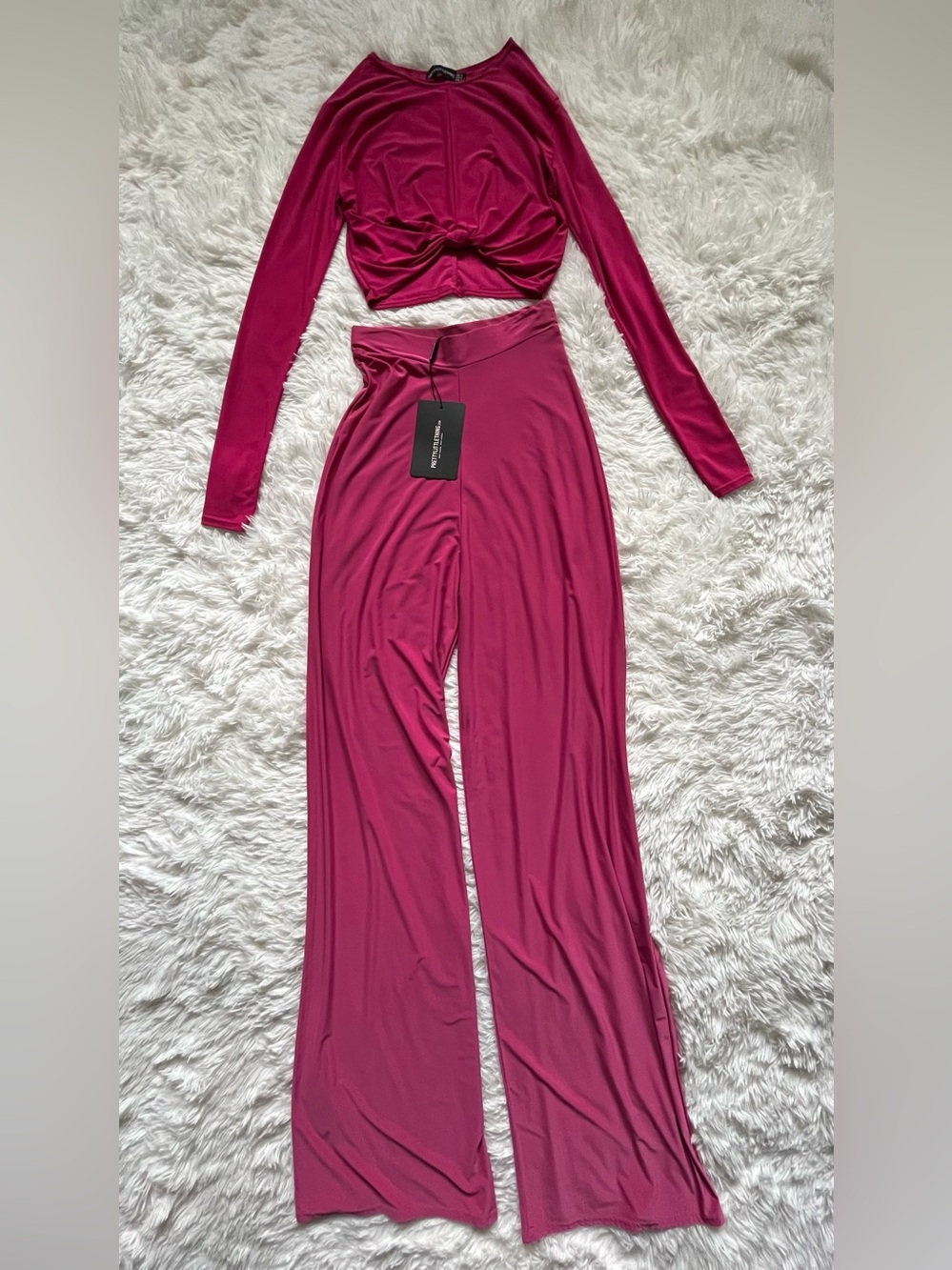 💕PrettyLittleThing High-Waist Wide Leg Pants💕